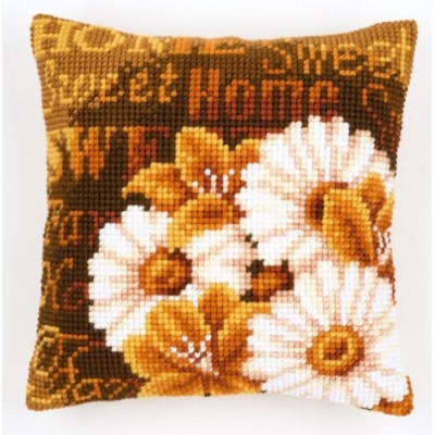 Набор для вышивки подушки Vervaсo PN-0021706 Ромашки / Modern Daisies Набор для вышивки подушки Vervaсo PN-0021706 Ромашки / Modern Daisies