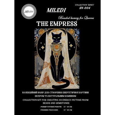 Набор для создания картины бисером и натуральными камнями Miledi SN-004 The Empress Набор для создания картины бисером и натуральными камнями Miledi SN-004 The Empress