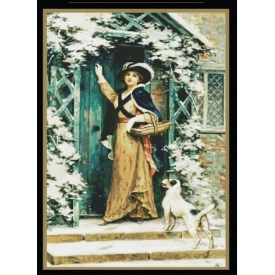 Набор для вышивки крестом - MAGIC CROSS STITCH - 009 Гостья на пороге Набор для вышивки крестом - MAGIC CROSS STITCH - 009 Гостья на пороге