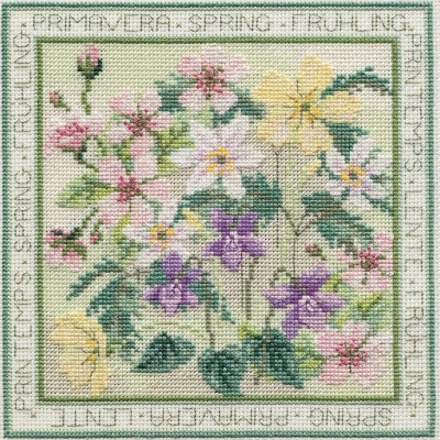 Набор для вышивания крестом Bothy Threads DWFS01 Весна // Spring Набор для вышивания крестом Bothy Threads DWFS01 Весна // Spring