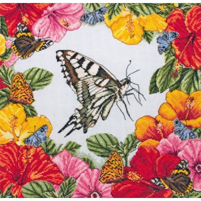 Набор для вышивки крестом Anchor MAIA 01225 Spring Butterflies/ Весенние бабочки Набор для вышивки крестом Anchor MAIA 01225 Spring Butterflies/ Весенние бабочки