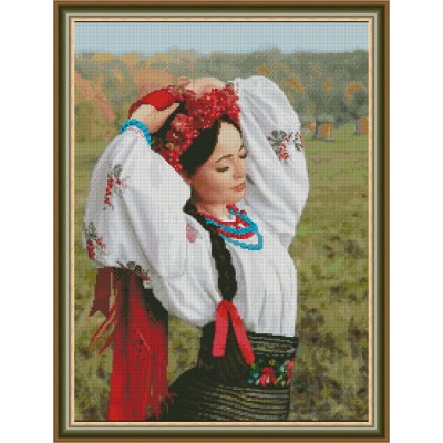 Набор для вышивки крестом MAGIC CROSS STITCH 016 Украиночка Набор для вышивки крестом MAGIC CROSS STITCH 016 Украиночка