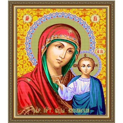 Набор для бисероплетения Art Solo NMR018 Образ Пресвятой Богородицы Казанская Набор для бисероплетения Art Solo NMR018 Образ Пресвятой Богородицы Казанская