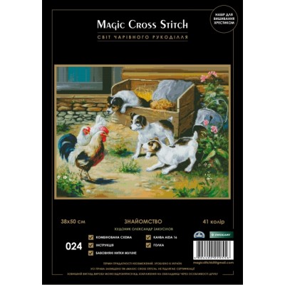 Набор для вышивки крестом MAGIC CROSS STITCH 024 Знакомство