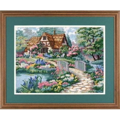 Набор для вышивания гобеленовым швом DIMENSIONS 02461 Cottage Retreat // Умиротворенный коттедж Набор для вышивания гобеленовым швом DIMENSIONS 02461 Cottage Retreat // Умиротворенный коттедж