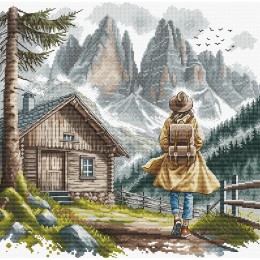 Набір для вишивання хрестиком AVA P033 Під гірським небом // Under the Mountain Sky Набір для вишивання хрестиком AVA P033 Під гірським небом // Under the Mountain Sky