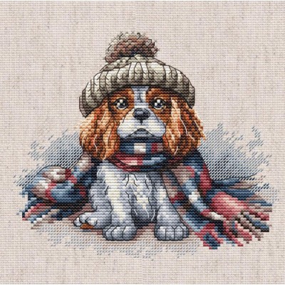 Набор для вышивания крестом AVA P037 Cavalier King Charles Spaniel Набор для вышивания крестом AVA P037 Cavalier King Charles Spaniel