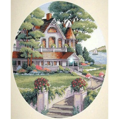 Набір для вишивання Dimensions 03874 Lovely Victorian Home Набір для вишивання Dimensions 03874 Lovely Victorian Home