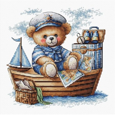 Набор для вышивания крестиком AVA P050 Captain Bear on the High Seas Набор для вышивания крестиком AVA P050 Captain Bear on the High Seas