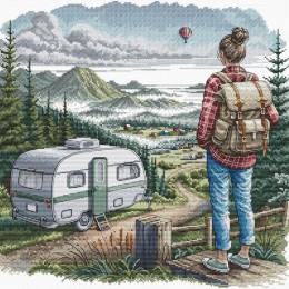 Набір для вишивання хрестиком AVA P065 Пригода у долині // Adventure in the Valley Набір для вишивання хрестиком AVA P065 Пригода у долині // Adventure in the Valley