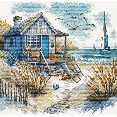 Набір для вишивання хрестиком AVA P067 Our Beach // Наш пляж Набір для вишивання хрестиком AVA P067 Our Beach // Наш пляж