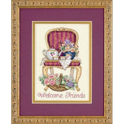 Набор для вышивания крестом Dimensions 06954 Teatime Welcome / Приглашаем на чаепитие Набор для вышивания крестом Dimensions 06954 Teatime Welcome / Приглашаем на чаепитие