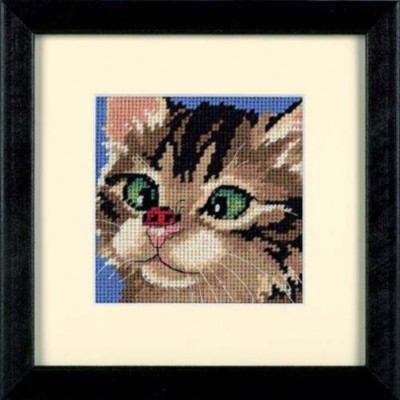 Набір для вишивання гобеленовим швом DIMENSIONS 07206 Cross-Eyed Kitty // Косооке кошеня Набір для вишивання гобеленовим швом DIMENSIONS 07206 Cross-Eyed Kitty // Косооке кошеня
