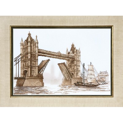 Набор для вышивания крестом Crystal Art ВТ-087 Лондон. Тауерский мост Набор для вышивания крестом Crystal Art ВТ-087 Лондон. Тауерский мост