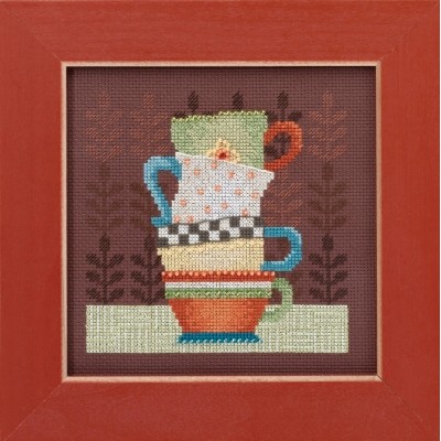Набір для вишивання Mill Hill DM301615 Coffee Cups // Кавові чашки Набір для вишивання Mill Hill DM301615 Coffee Cups // Кавові чашки