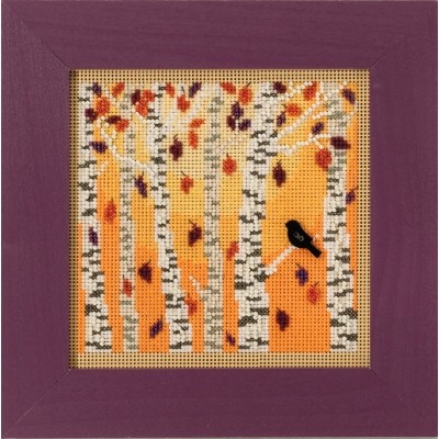 Набор для вышивания Mill Hill MH141823 Autumn Woods // Осенние леса Набор для вышивания Mill Hill MH141823 Autumn Woods // Осенние леса