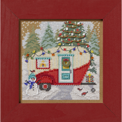 Набор для вышивания Mill Hill MH142431 Christmas Camper//Рождественский кемпер Набор для вышивания Mill Hill MH142431 Christmas Camper//Рождественский кемпер