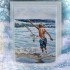 Набір для вишивки хрестиком RTO M1000 Хлопчик та море / Boy and the sea Набір для вишивки хрестиком RTO M1000 Хлопчик та море / Boy and the sea