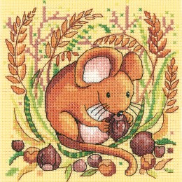 Набор для вышивания крестом Heritage Crafts H1332 Мышь//Mouse Набор для вышивания крестом Heritage Crafts H1332 Мышь//Mouse