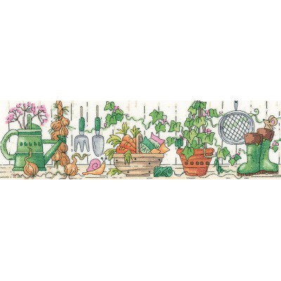 Набор для вышивания крестом Heritage Crafts H1403 Сарай садовода//The Potting Shed