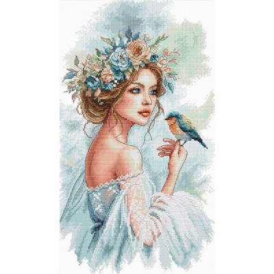 Набір для вишивання хрестиком AVA P148 The Lady of the Garden Набір для вишивання хрестиком AVA P148 The Lady of the Garden