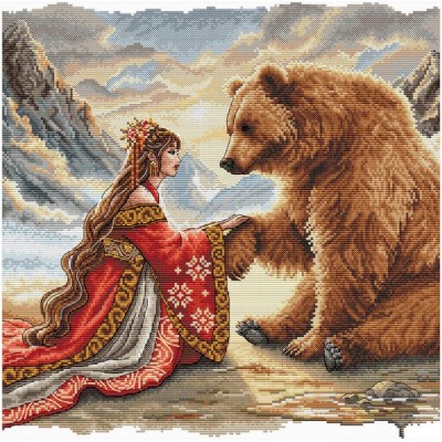 Набор для вышивания крестом AVA P149 Pact of Friendship Набор для вышивания крестом AVA P149 Pact of Friendship