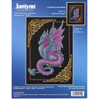 Набор для вышивания крестом Janlynn 157-0010 Мифический дракон Набор для вышивания крестом Janlynn 157-0010 Мифический дракон