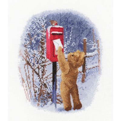 Набор для вышивания крестом Heritage Crafts H1589 Рождественская почта//Christmas Post Набор для вышивания крестом Heritage Crafts H1589 Рождественская почта//Christmas Post