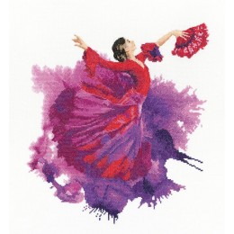 Набір для вишивання хрестиком Heritage Crafts H1683 Фламенко//Flamenco