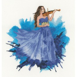 Набор для вышивания крестом Heritage Crafts H1698 Скрипачка//The Violinist Набор для вышивания крестом Heritage Crafts H1698 Скрипачка//The Violinist