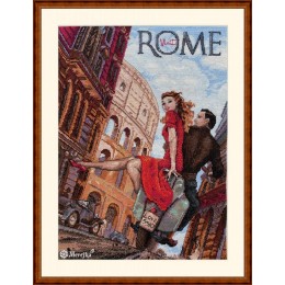 Набор для вышивки крестом - ТМ Мережка - К-180 Visit Rome Набор для вышивки крестом - ТМ Мережка - К-180 Visit Rome