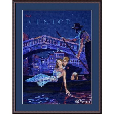 Набір для вишивання хрестиком - ТМ Мережка - К-181 Visit Venice Набір для вишивання хрестиком - ТМ Мережка - К-181 Visit Venice