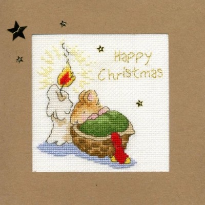 Набор для вышивания крестом Bothy Threads XMAS19 (рождественская открытка) First Christmas / Первое Рождество Набор для вышивания крестом Bothy Threads XMAS19 (рождественская открытка) First Christmas / Первое Рождество