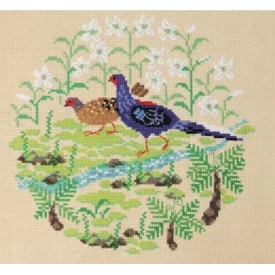 Набор для вышивания крестом XIU CRAFTS 2030409/2800909 Фазаны Набор для вышивания крестом XIU CRAFTS 2030409/2800909 Фазаны