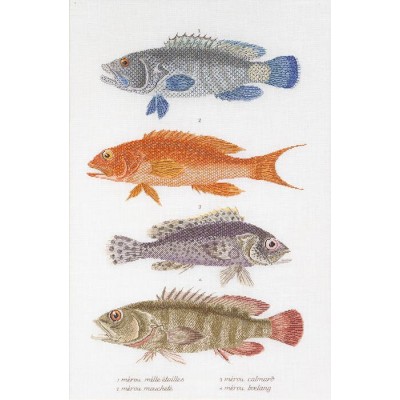 Набор для вышивки крестом Thea Gouverneur 2044 Fish Panel Набор для вышивки крестом Thea Gouverneur 2044 Fish Panel