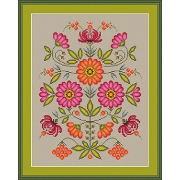 Набір для вишивання хрестиком Little Stitch 230033 Яскраві майорці (Аїда) Набір для вишивання хрестиком Little Stitch 230033 Яскраві майорці (Аїда)