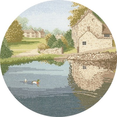 Набор для вышивания крестиком Heritage Crafts H242 Утиный пруд//Duck Pond Набор для вышивания крестиком Heritage Crafts H242 Утиный пруд//Duck Pond