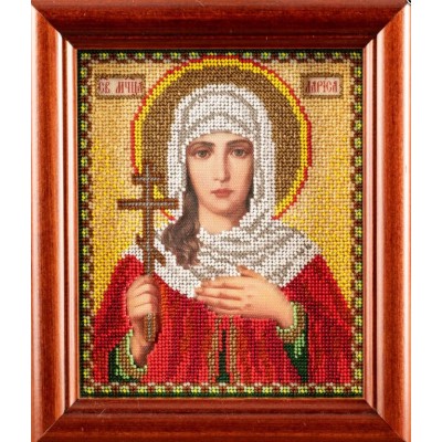 Набор для вышивания бисером Кроше В-314 Св. Лариса Набор для вышивания бисером Кроше В-314 Св. Лариса