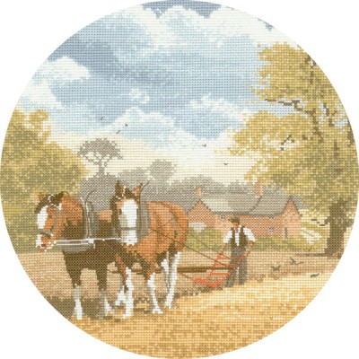 Набор для вышивания крестом Heritage Crafts H338 Работа в команде//Teamwork Набор для вышивания крестом Heritage Crafts H338 Работа в команде//Teamwork