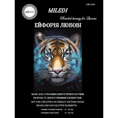 Набор для вышивки бисером Miledi СЛн-3440 Эйфория любви Набор для вышивки бисером Miledi СЛн-3440 Эйфория любви