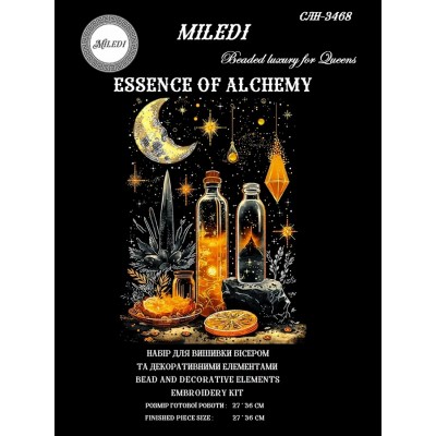 Набор для вышивки бисером Miledi СЛн-3468 Essence of Alchemy Набор для вышивки бисером Miledi СЛн-3468 Essence of Alchemy