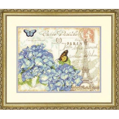 Набор для вышивания крестиком DIMENSIONS 70-35307 Парижская гортензия // Paris Hydrangea Набор для вышивания крестиком DIMENSIONS 70-35307 Парижская гортензия // Paris Hydrangea