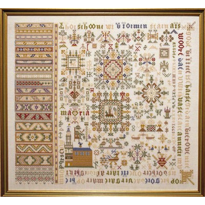 Набор для вышивания PERMIN 39-8406 Sampler Antique Набор для вышивания PERMIN 39-8406 Sampler Antique