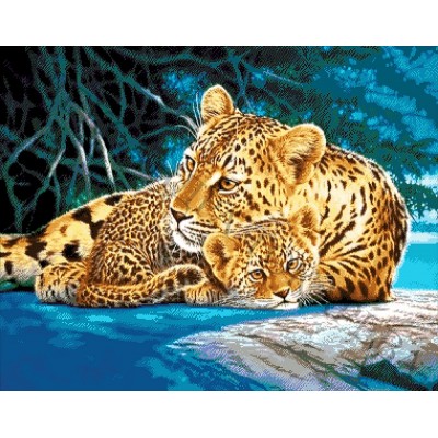 Авторский набор для вышивки бисером - Токарева А. - 41-3795-НЗ Заботливая мама