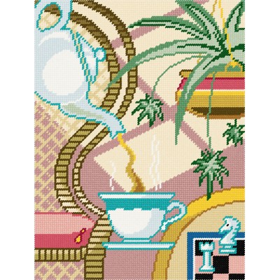 Набор для вышивания на канве с рисунком Quick Tapestry / Brvsk TL-41 Файв-о-клок Набор для вышивания на канве с рисунком Quick Tapestry / Brvsk TL-41 Файв-о-клок