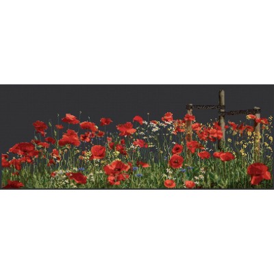 Набор для вышивки крестом Thea Gouverneur 546.05 Poppies (BLACK AIDA) Набор для вышивки крестом Thea Gouverneur 546.05 Poppies (BLACK AIDA)