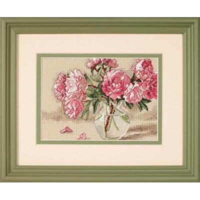 Набор для вышивания крестиком DIMENSIONS 65048 Пионы в вазе//Peonies in Vase Набор для вышивания крестиком DIMENSIONS 65048 Пионы в вазе//Peonies in Vase