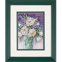 Набір для вишивання DIMENSIONS 65074 Білі півонії / White Peonies Набір для вишивання DIMENSIONS 65074 Білі півонії / White Peonies