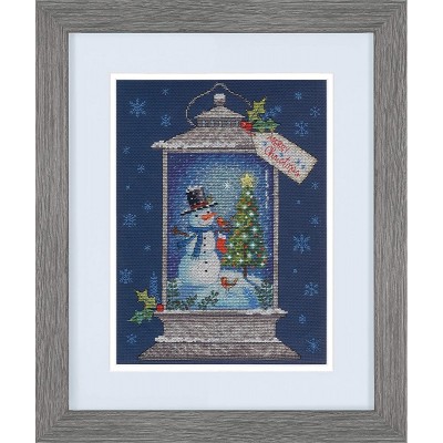 Набор для вышивания Dimensions 70-08987 Фонарь со снеговиком / Snowman Lantern Набор для вышивания Dimensions 70-08987 Фонарь со снеговиком / Snowman Lantern