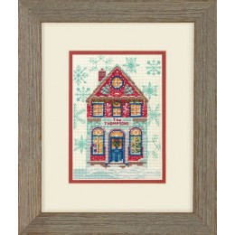 Набір для вишивання Dimensions 70-08988 Святковий дім / Holiday Home Набір для вишивання Dimensions 70-08988 Святковий дім / Holiday Home